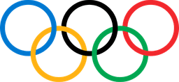 Olympic medals pixelated